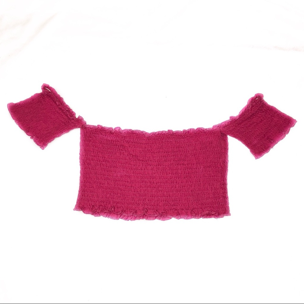 Zara — Spring-Summer Off The Shoulder Crop Top